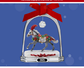 Christmas in Bloom 2025 Stirrup Ornament